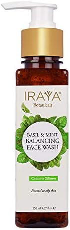Iraya Face Wash - Balancing, Basil & Mint, 150 ml