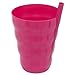 Green Direct Cup With Straw 10 oz. Plastic Cup with Built in Straw for Kids Assorted Colors Pack of 8
