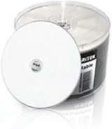 Ritek 50x DVD-R White Inkjet Printable 4.7GB Spindle Pack view 2