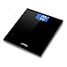 400lb / 180kg Digital Body Weight Bathroom Scale with Step-On Technology and Tempered Right Angle Glass Balance Platform