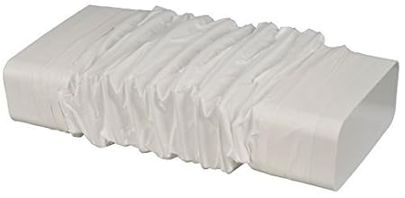 Unbekannt Flachkanal Abluftsystem optimAiro Flexibler Adapter 0,4 m Lang 222 x 89 mm *562541