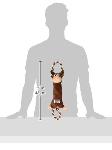 KONG Tugger Knots Moose Dog Toy, Medium/Large