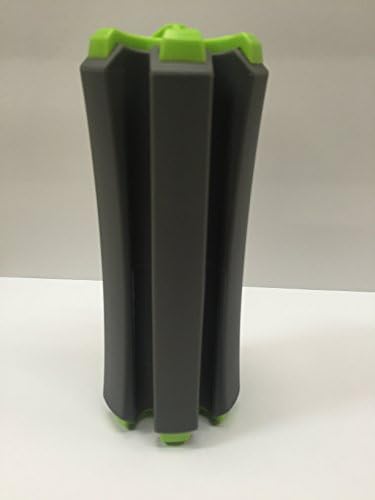 Rival And Revel Silo Golf Club Holder & Carrier Organiser Perfect For The Range Or Practice Holds 6 Clubs (Grey/Lime)