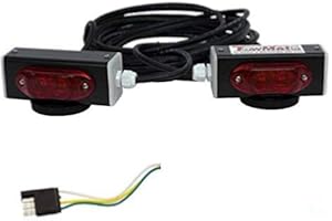 BA Products Towmate Wired LED Magnetic Tow Lights (DLR-TB3-4F) for Towing, Trailer, Truck