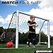 QuickPlay Match-Fold Soccer Goal (12x6') with 2YR Warranty