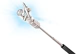 Telescoping Magnetic Pickup Tool With Light Extends Up to 26 Inches Retrieve Small Lightweight Iron Nails Screws From Cracks Hard to Reach Places - LED Tip Lightens Dark Areas by Perfect Life Ideas