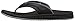 New Balance Men's Recharge Thong Sandal, Black/Grey, 11 D US