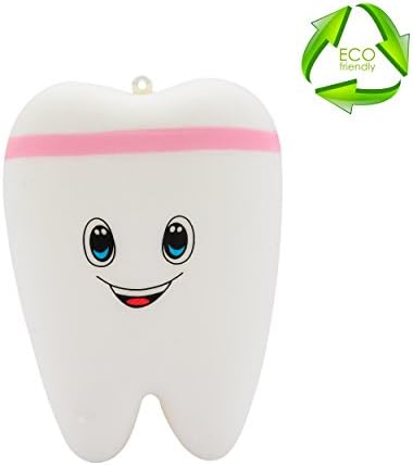 Squishies Slow Rising Toys Stress Reliever Strawberry Squeezing Squeeze Cake Cream Scented Super Soft Kids Hand Wrist Toy (Pink Tooth)