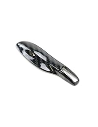 iJDMTOY: (1) funda para llave tipo control remoto inteligente, metálica, brillante, que combina a la perfección, para Porsche Cayenne Panamera Macan 911, Carbon Fiber Pattern