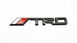 3D TRD Black Metal Logo Emblem Sticker Decal Badge Trunk