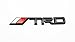 3D TRD Black Metal Logo Emblem Sticker Decal Badge Trunk