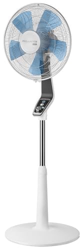 Turbo Silence Ventilateur sur Pied, Silencieux 45 dB(A), Flux d'air 72 m³/min, 4 Vitesses, Modes Silent Night & Turbo Boost, Oscillation 120°, Hauteur Réglable, VU5640F2