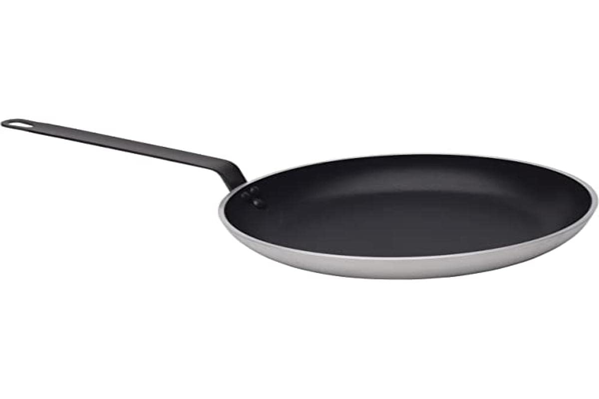 MasterClass Professional Non Stick Frying Pan, Heavy Duty, Aluminium, 32 cm (12.6") , Black and Silver