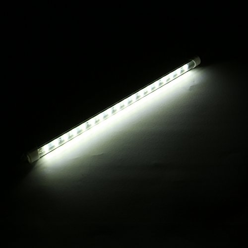 LED Strip Light Bar,SOLMORE DC 12V 7W 36 LED Interior Light Lamp Strip Bar Car Van Bus Caravan Under Cabinet Strips Light LED Desk Reading Lamp for Work Tables Pianos DJs Cabinet Display White (4Pcs)