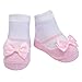 Baby Infant Toddler Girl Shoe Look Socks - Anti Slip - Soft Cotton - 3 or 6 Pairs - Baby Shower (0-12 Months, Pretty Petals - Box)