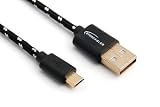 9to5Cables USB 2.0 Micro (A Male to Micro B Cable) Charger Sync Cable (6 FT) - with High Quality Nylon Fiber Cloth Jacket for Extra Durability