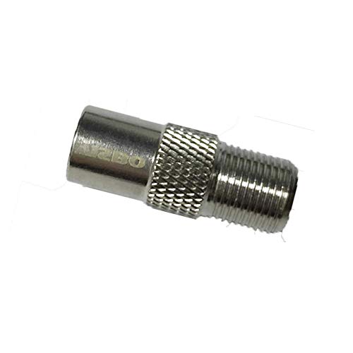 2 Pack TV Aerial Coaxial Cable FConnectors Adaptor Satellite F Type Screw Connector Socket to