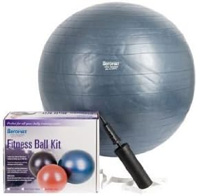 AGM Group Aeromat Burst-Resistant Fitness Ball Kit Dark Blue 75 cm