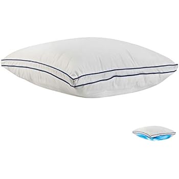 FOMI Premium Large Water Sleeping Pillow Adjustable and Supportive Waterbase Pillow for Preferred Firmness | Orthopedic Comfort Design for Neck Pain Relief | (26