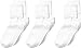 Jefferies Socks Unisex 6-Pack Organic Cotton Turn Cuff (Toddler/Little Kid/Big Kid)