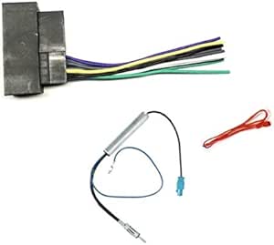 Amazon.com: Car Stereo Radio Wire Harness and Antenna Adapter Combo to