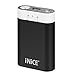 iNiCE Valentine's Day Gift USB Rechargeable Pocket double-sided Hand Warmer with Emergency LED Flashlight and Sleeve/7800mAh External Battery Charger for iPhone/Samsung Galaxy/HTC/SONY/ Lenovo---Black