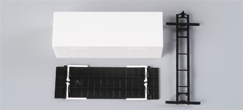 herpa 081153 - Interchangeable curtain with base plate 7.45 m, content 2 pieces