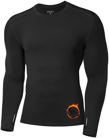 Amazon.com: 9M Mens Ultra Soft Thermal Shirt - Compression