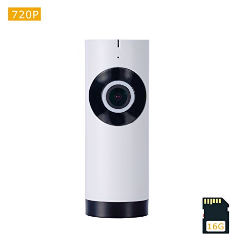 Home Camera Wireless.Wifi Camera Indoor GXA 720P Night Vision Two Way Audio Remote Monitoring System for IOS & Android APP With 16G TF Card