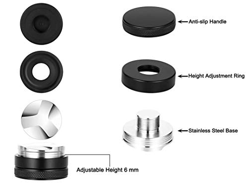 By distributing the coffee grounds evenly, the 58mm coffee distributor ensures that the water flows through the coffee in a consistent manner during the brewing process. This helps to prevent channeling, which is when the water creates paths of least resistance through the coffee, resulting in an uneven extraction.