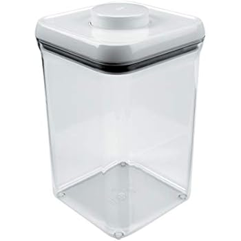 OXO 1071396 4.0 quart square Pop Container, 4 Qt - Flour