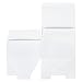 LaRibbons 20Pcs White Cardboard Boxes / White Gift Boxes with Lids for Party, Wedding, Baby Shower Favors, 8
