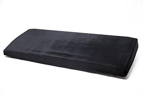 YronkPiano Keyboard Dust Cover for 61-76 Keys Elastic Cord and Stretchable soft velvet dustproof cover
