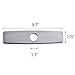 Kitchen Sink Faucet Hole Cover Deck Plate Escutcheon, Brushed Nickel
