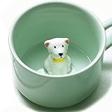 luckyse Surprise Dog Coffee Mug with Small Puppy