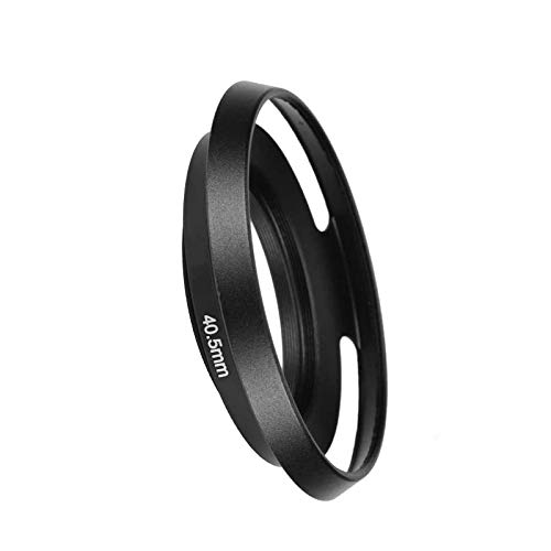 Metal 40.5mm Lens Hood Shade for Sony Alpha A6500 A6300 A6000 A5100 With 16-50mm f/3.5-5.6 OSS Lens (SELP1650) / Nikon 1 Nikkor 10-30mm 10mm Lens