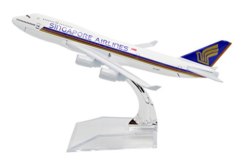 TANG DYNASTY(TM) 1:400 16cm B747 Singapore Airlines Metal Airplane Model Plane Toy Plane Model