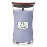 WoodWick Large Hourglass Candle, Lavender Spa