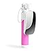 Selfie Stick Extendable Monopod With Mirror For IPhone 6s 6 Plus 5s 5 Android Samsung Galaxy S7 Edge/S4 Smart Phones(Rose Red)