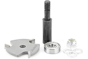 Amana Tool - 53410-1 Slotting Cutter Assembly 3 Wing x 1-7/8 Dia x 1/4 x 1/2" Shank