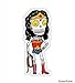 Wonder Woman And Superman - Weather Proof Die Cut Vinyl Day of the Dead Sticker