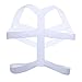 YiZYiF Men's Nylon Harness Shoulder Supports Elastic Body Chest Bondage Costume White