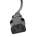 SF Cable, 50ft 18 AWG Universal Power Cord - IEC320 C13 to NEMA 5-15P 10A