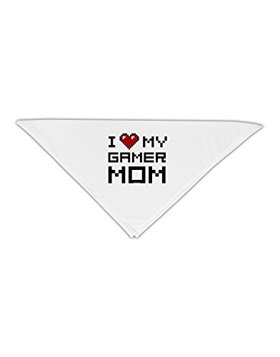 TooLoud I Heart My Gamer Mom Adult 19" Square Bandana