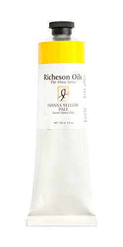 Jack Richeson 125029 Artist Oil Color, Hansa Yellow Pale, 5 oz