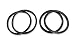 Camco 39834 Replacement Sewer Fitting Gaskets, Bayonet & 4 in 1 Adapter, 4 Pack