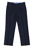 IZOD Big Boys Husky Flat Front Dress Pant