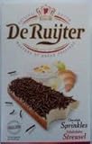 Deruyter Chocoadehagel Puur (Dark Chocolate Sprinkles), 14 Oz Boxes (Pack of 8)