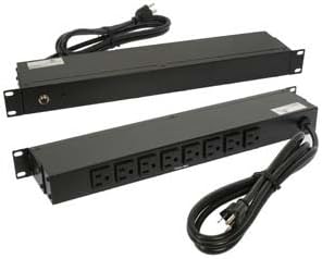 Otimo 19" Rackmount 8-Outlet PDU Metal Case 6 Ft Power Cord AC125V 12A UL
