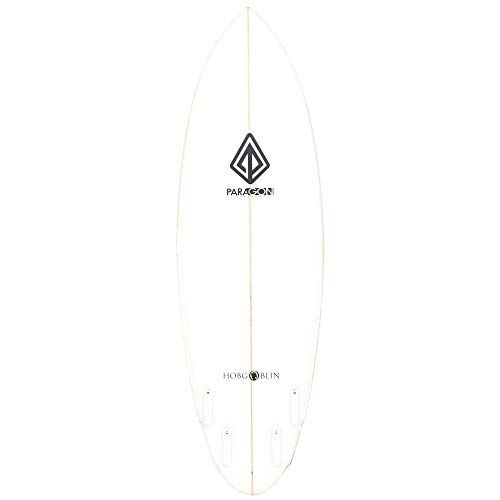 Paragon Surfboards High Performance Hobgoblin | Fast & Fun Shortboard Surf Board, Ideal for Intermediate to Advanced Surfers | 5'8" x 20.7" x 2.3" | Green/Yellow - Thumbnail 2